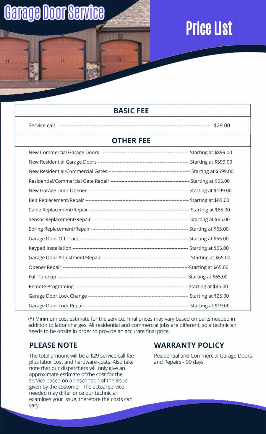 Neighborhood Garage Door Service Irving, TX 972-512-0674